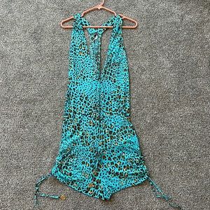 Luli Fama T-Back Romper Large Dale Guapa